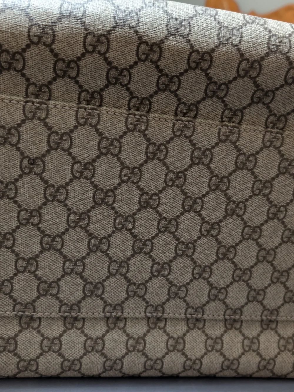 Large Gucci Boston/weekender bag crafted in brown GG Supreme coated canvas